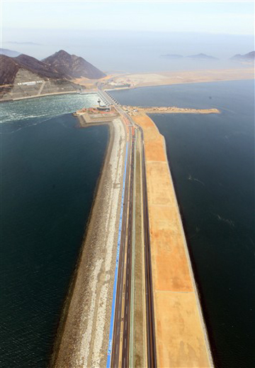 Đê biển dài nhất thế giới của Hàn Quốc
